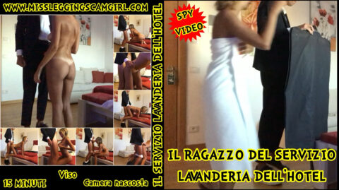 IL RAGAZZO DEL SERVIZIO LAVANDERIA DELL'HOTEL